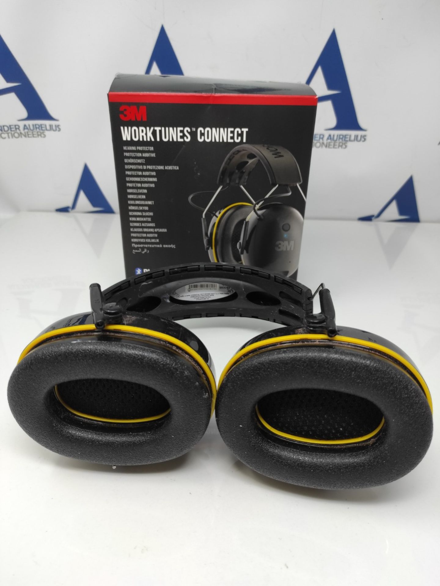 RRP £77.00 3M WorkTunes Connect, Bluetooth Ear Defenders Wireless, 90543EC1, Hearing Protector Ea - Image 3 of 3