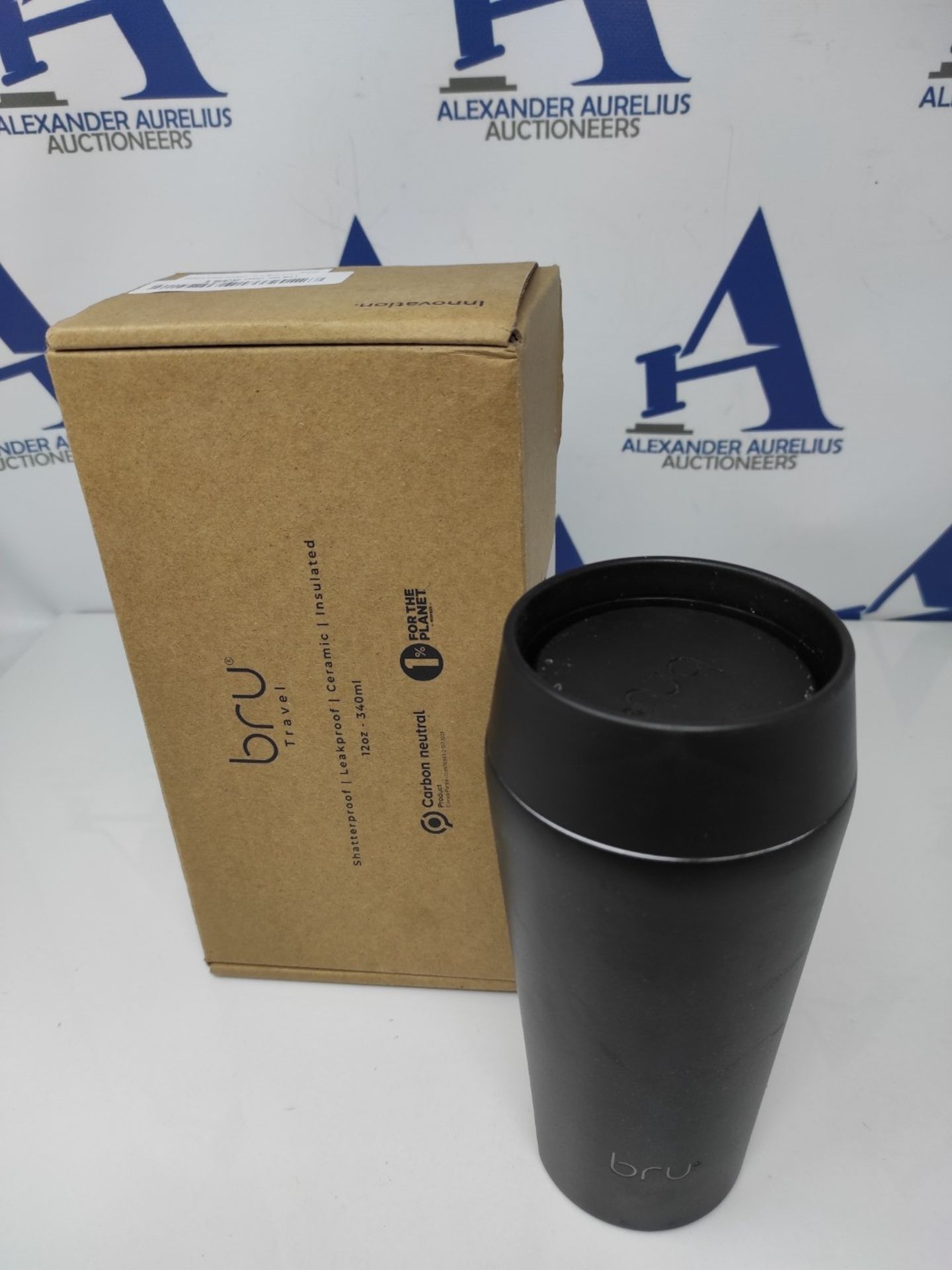 bru - Travel Mug & Reusable Coffee Cup, 100% Leak-Proof, Ceramic Internal, Insulated D