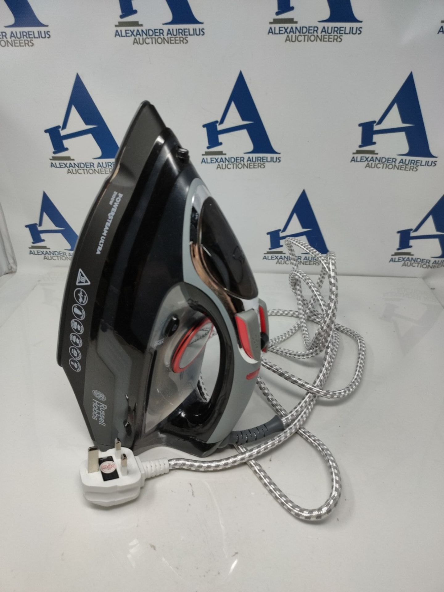 Russell Hobbs Powersteam Ultra 3100 W Vertical Steam Iron 20630 - Black and Grey - Image 3 of 3