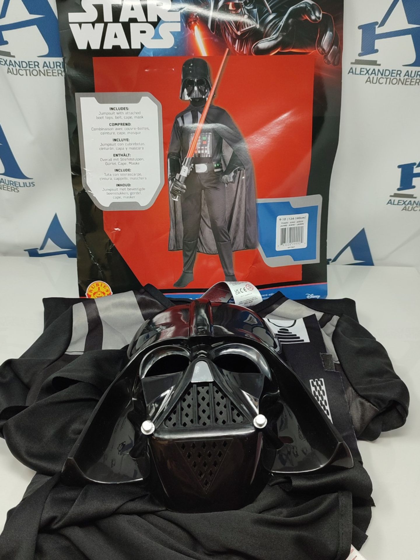 Rubie's Official Disney Star Wars Darth Vader Costume, Teen Size Age 9-10 Years - Image 2 of 2
