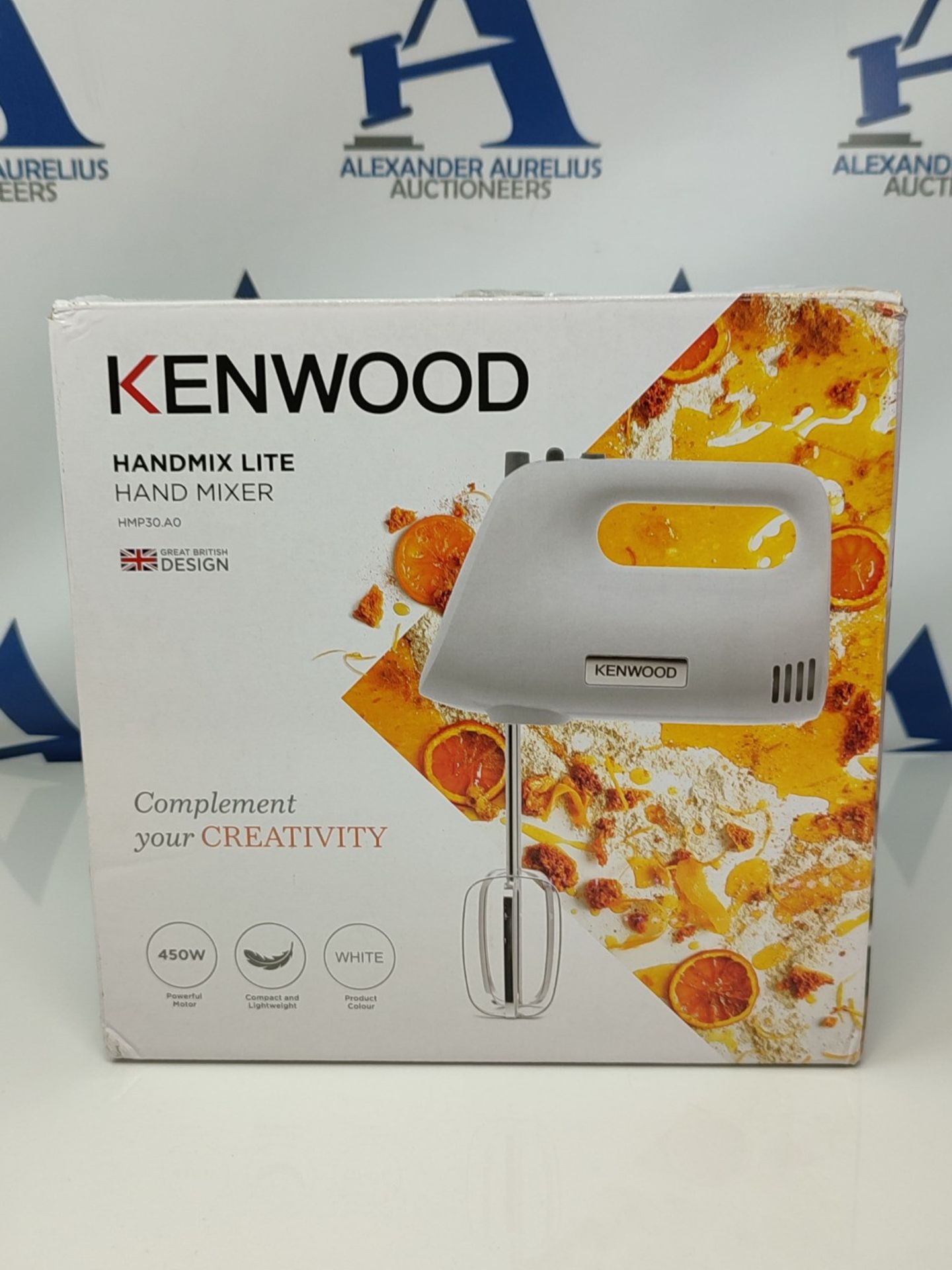 Kenwood Hand Mixer,Electric Whisk, 5 Speeds, Stainless Steel Kneaders and Beaters for - Image 2 of 3