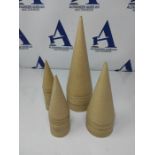 Creativ 26549 Cones - Assortment, H: 4-20 cm, 50asstd