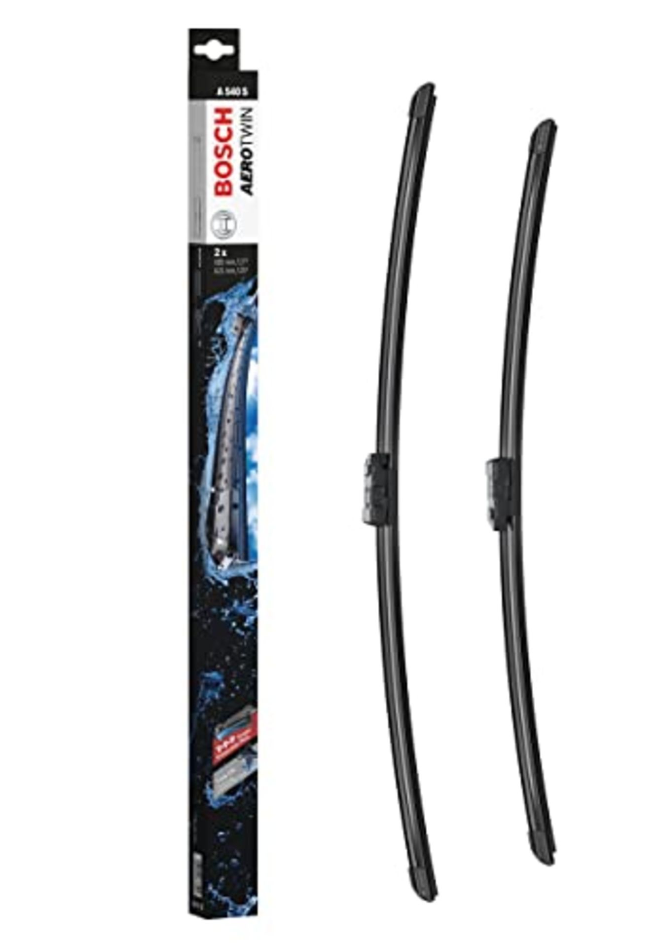 Bosch Wiper Blade Aerotwin A540S, Length: 680mm/625mm - Set of Front Wiper Blades - On
