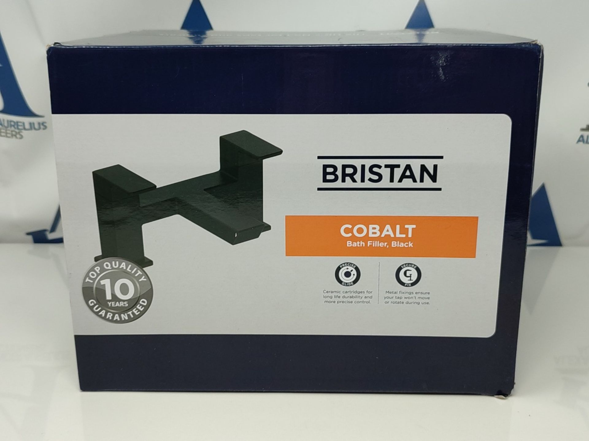 RRP £139.00 Bristan Cobalt Bath Filler Tap Black (COB BF BLK) - Image 2 of 3