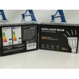 5.5W GU10 LED Bulbs Cool White 6000K, LEHASI 500LM GU10 LED Light Bulb, 50W Halogen Eq