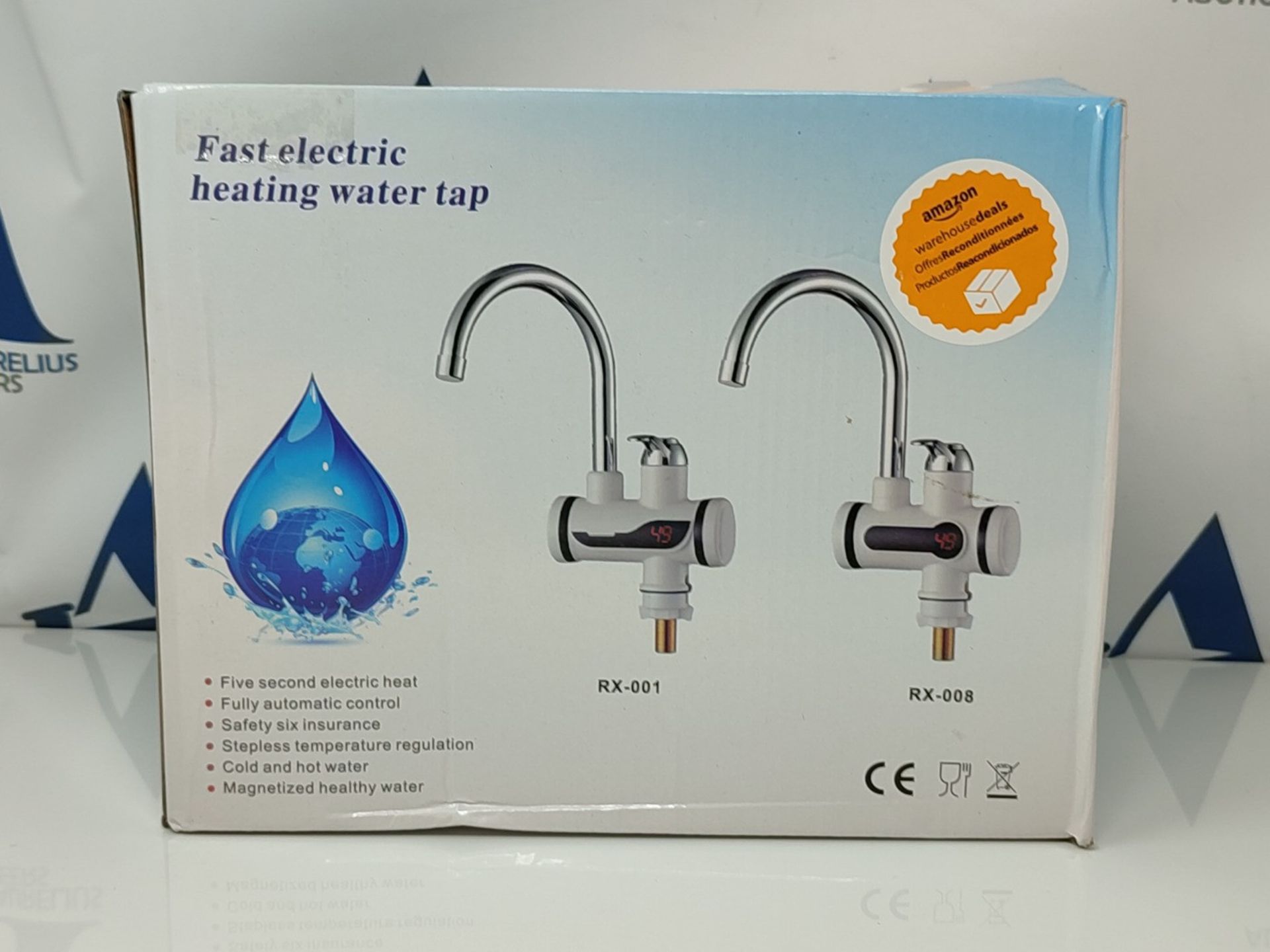 Instant Hot Water Tap, 220V 3sec Instant Electric Water Heater, 360° Rotatable Electr