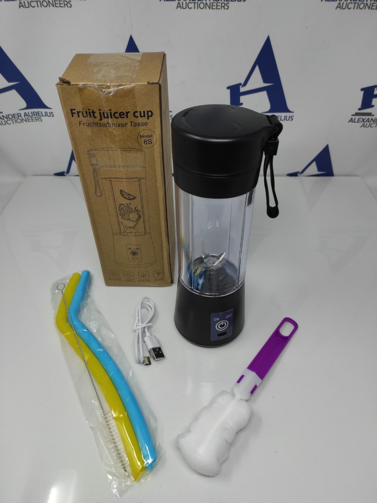 Portable Blender for Shakes and Smoothies: Personal Size Single Serve Travel Fruit Jui - Image 2 of 2