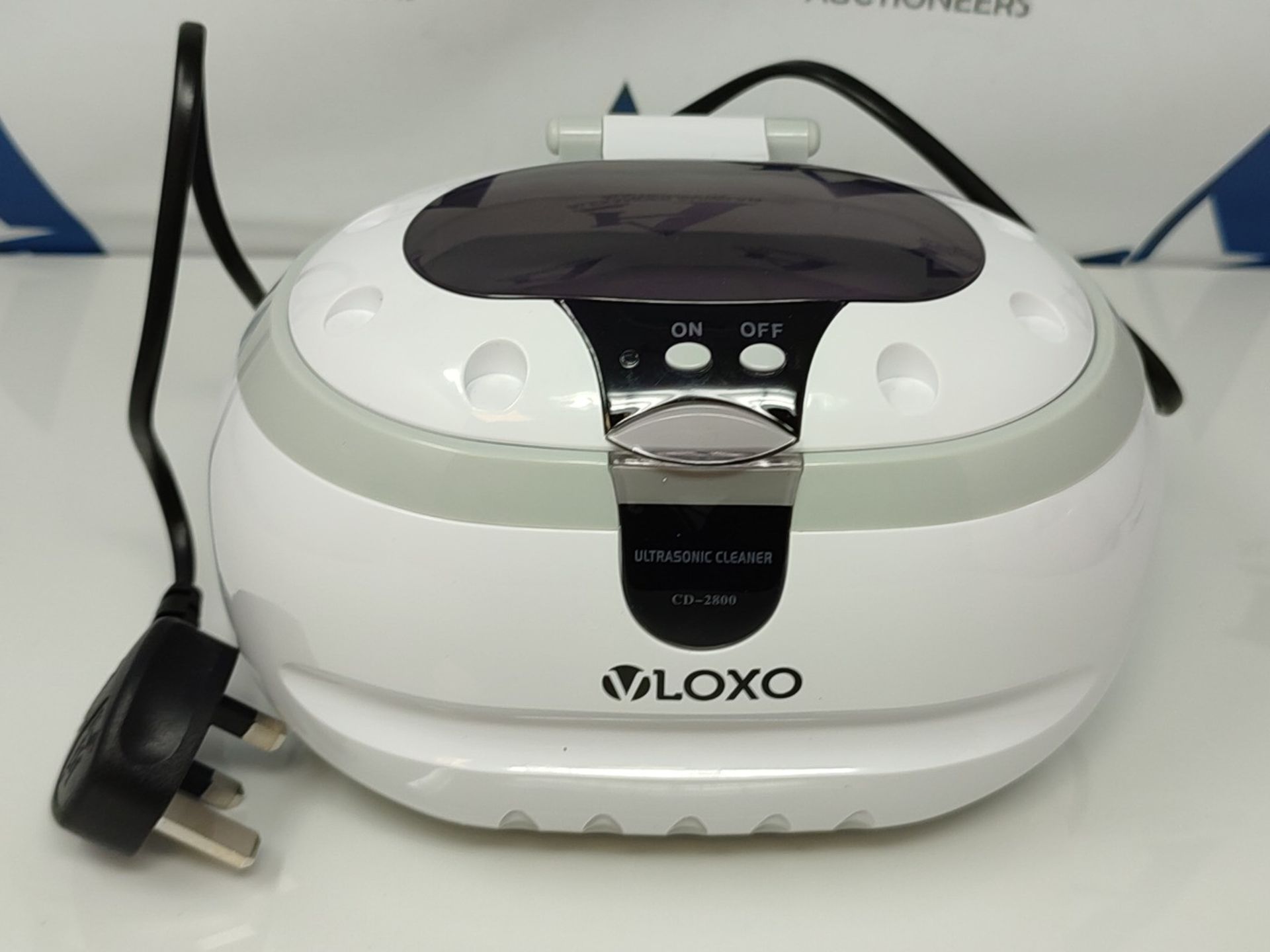 VLOXO CD-2800 Ultrasonic Cleaner Jewellery Cleaner 600ml 50W 42khz Silver Cleaner for