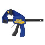 IRWIN QUICK-GRIP Medium Duty One-Handed Bar Clamp / Spreader, 6" / 150mm, T506QCEL7