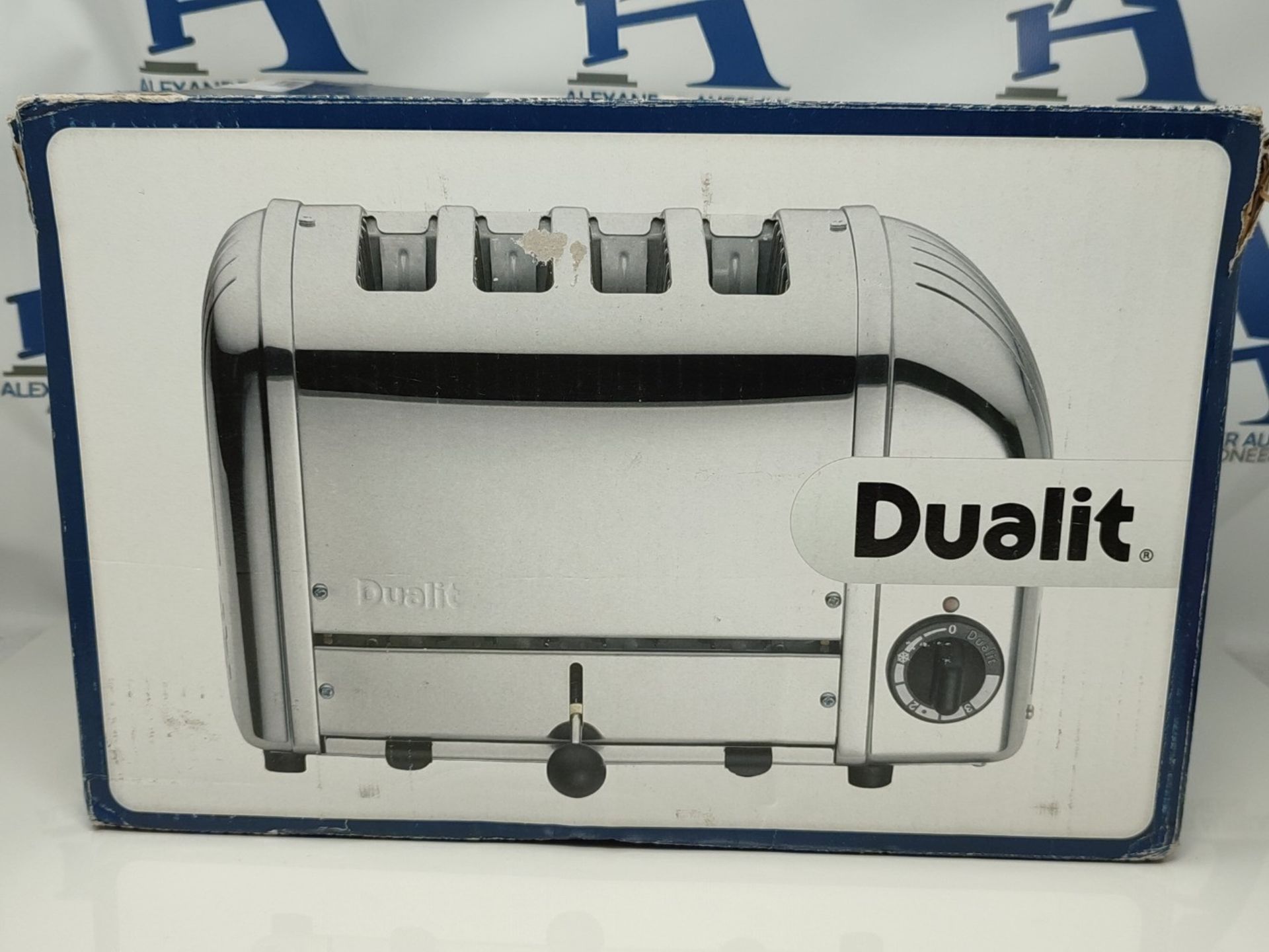 RRP £60.00 Dualit Toaster 40365 Vario Bread 4S silber - Image 2 of 3