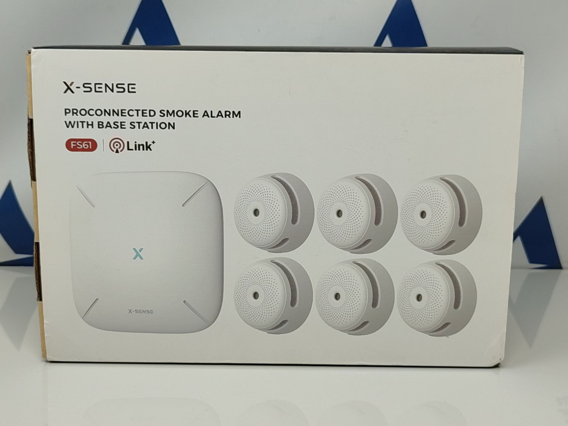 RRP £107.00 X-Sense Wi-Fi Smoke Alarm XS01-M with SBS50 Base Station Kit, Wireless Smoke Detector