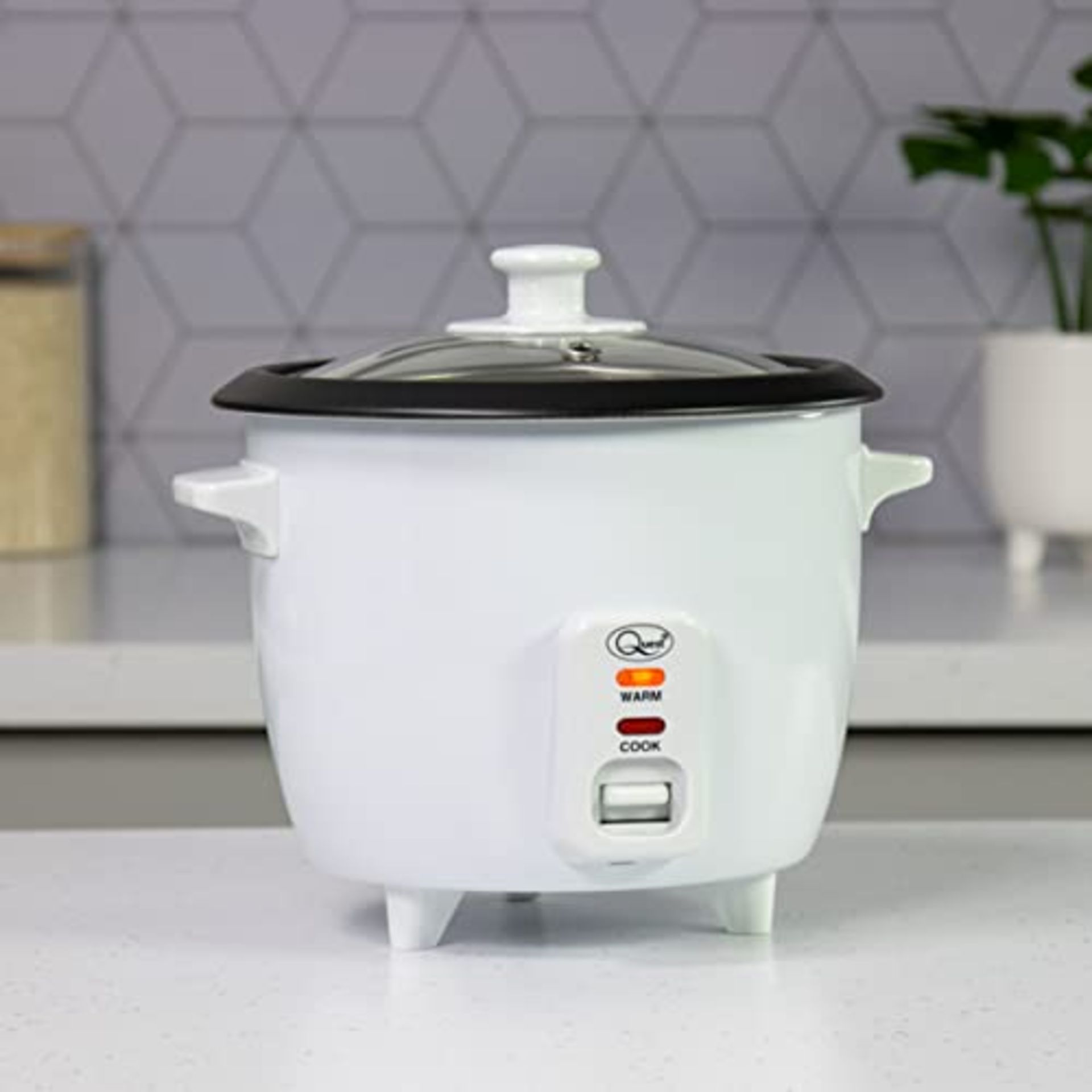 Quest 35530 0.8L Rice Cooker / Non-Stick Removable Bowl / Keep Warm Functionality / 35