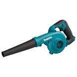 RRP £60.00 Makita UB100DZ, Wireless Blower 12Vmax, Blue (Without Battery and Charger)