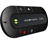SuperTooth Kit-voiture mains libres Bluetooth pour pare-soleil Buddy - Noir
