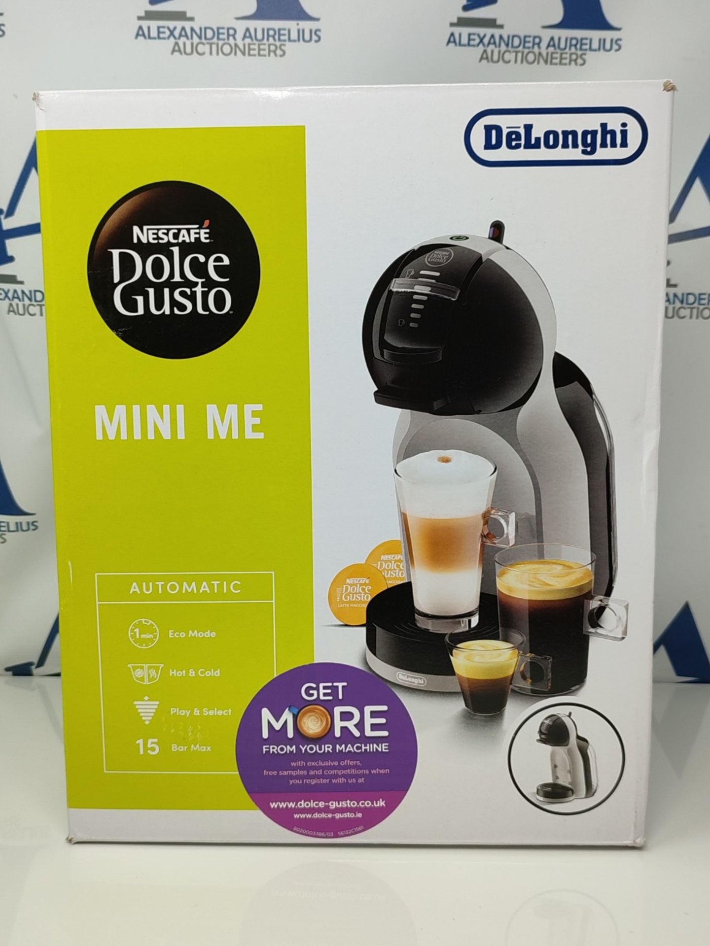 RRP £53.00 De'Longhi EDG 155.BG NESCAFÉ Dolce Gusto Mini-Me Automatic Coffee Machine 0.8 liters, - Image 2 of 3