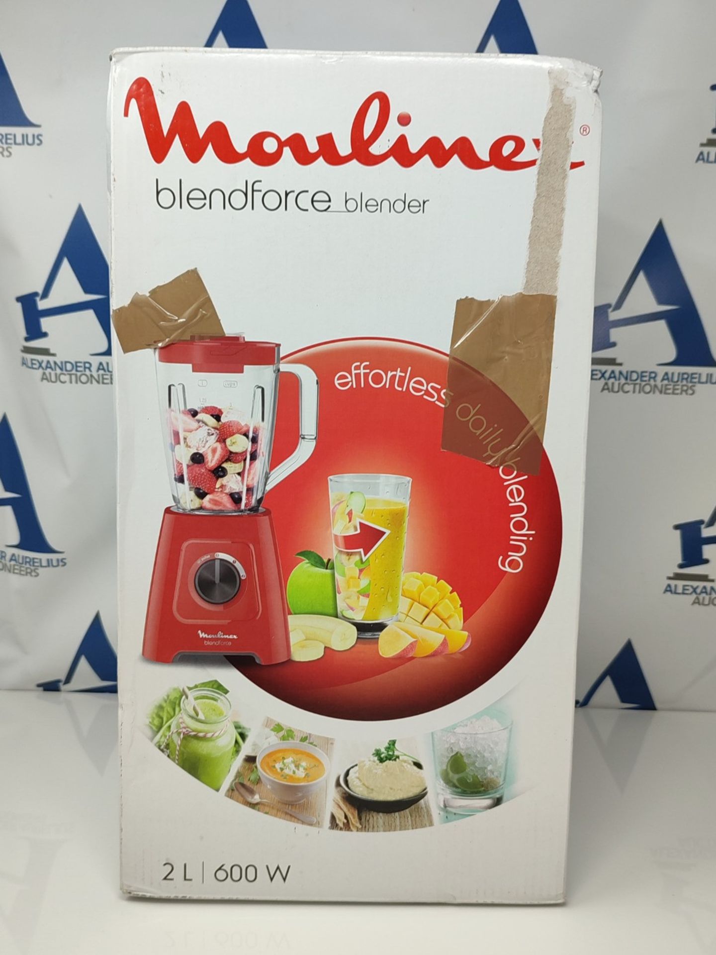 Moulinex Blendforce Blender, 600W, 2 Speeds+Pulse Function, 2L Total Capacity, Intelli - Image 2 of 3