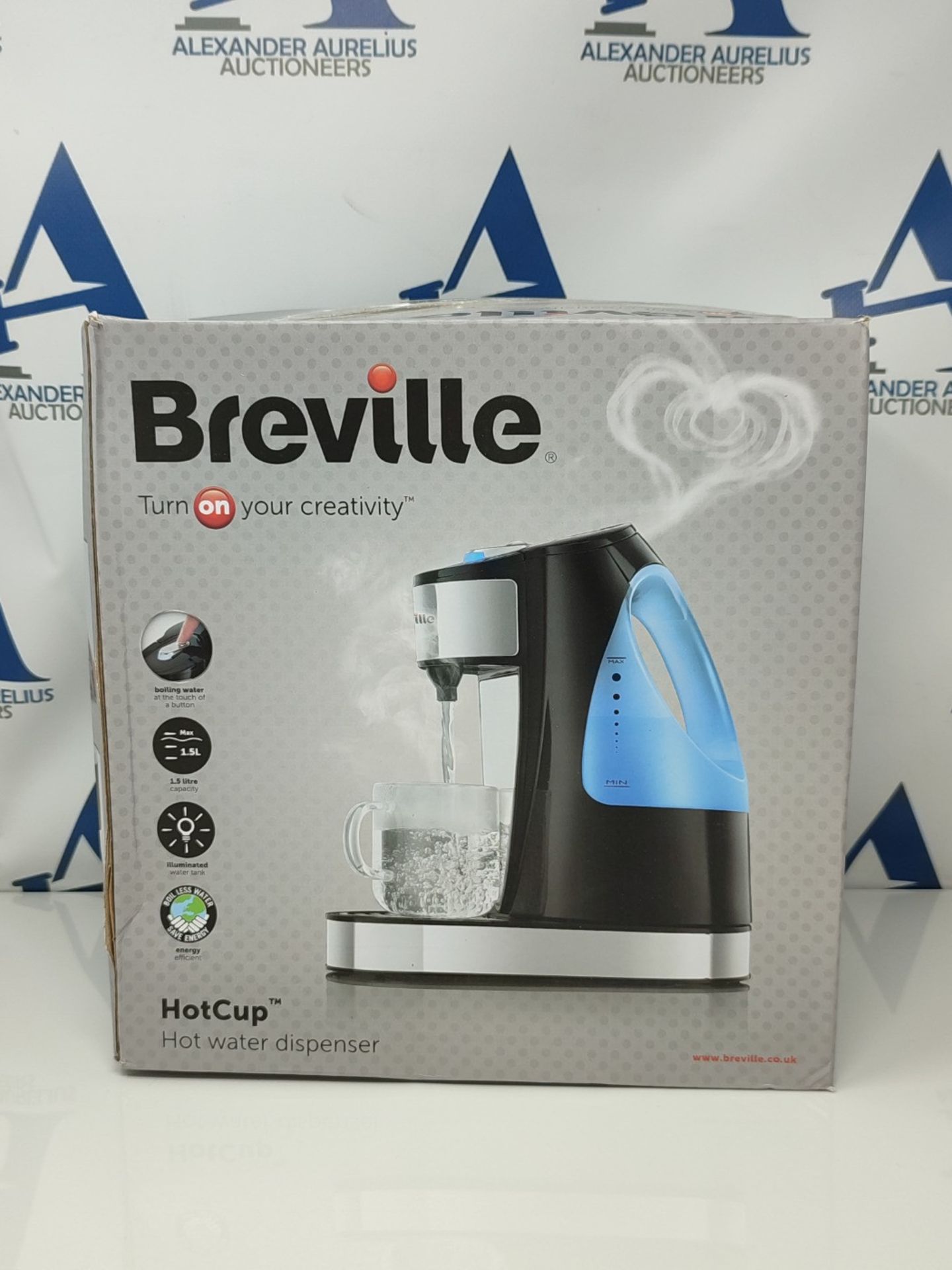 Breville HotCup Hot Water Dispenser | 3kW Fast Boil |1.5L | Energy-Efficient | Gloss B - Image 2 of 3