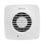 Xpelair DX100BTS Simply Silent Bathroom Extractor Fan with Timer, Adjustable Twin Spee