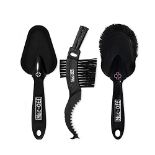 Muc-Off 3 Piece Premium Brush Kit - Includes 3 Bike Cleaning Brushes With Durable Nylo