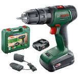 RRP £80.00 Bosch Home and Garden Cordless Combi Drill UniversalImpact 18V, 20 torque settings, ma