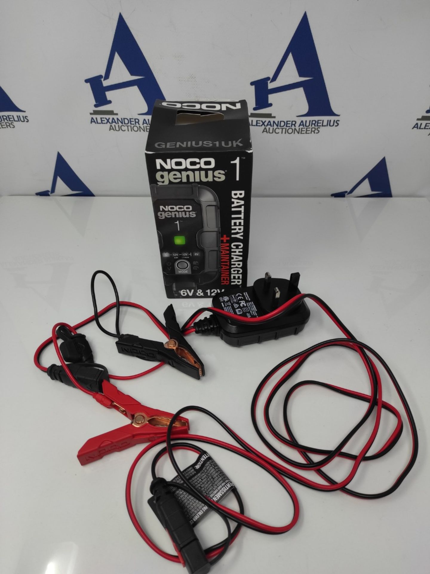 NOCO GENIUS1UK, 1A Car Battery Charger, 6V and 12V Portable Smart Charger, Battery Mai - Image 2 of 2