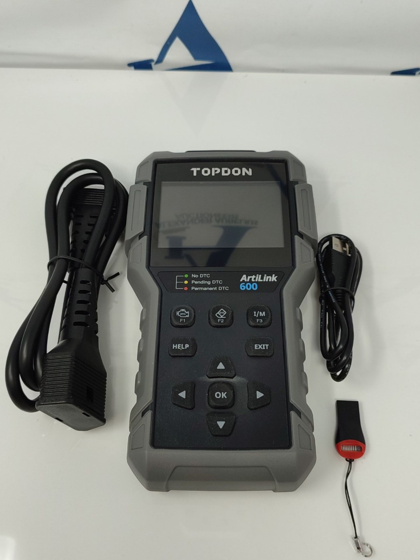 RRP £111.00 TOPDON AL600 OBD2 Code Reader with Active Test, ABS & SRS Diagnostics, Car Maintece Re - Image 3 of 3