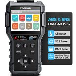 RRP £111.00 TOPDON AL600 OBD2 Code Reader with Active Test, ABS & SRS Diagnostics, Car Maintece Re