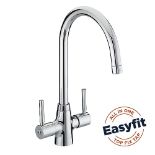 RRP £88.00 Bristan MZ SNK EF C Monza Easyfit Kitchen Sink Mixer Tap with Swivel Spout, Chrome