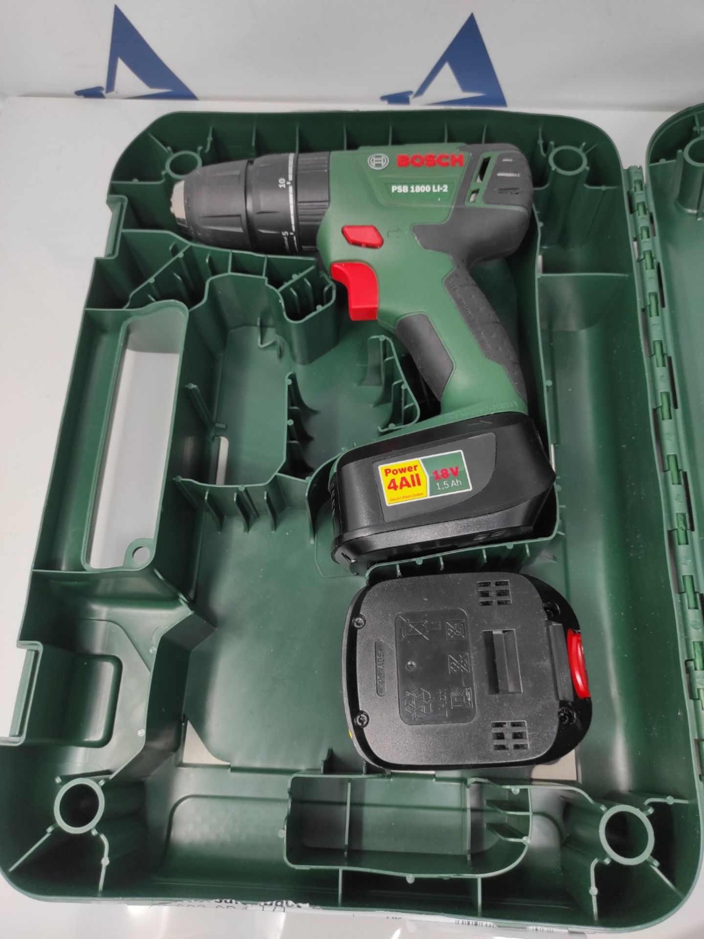 RRP £80.00 Bosch Home and Garden Cordless Combi Drill UniversalImpact 18V, 20 torque settings, ma - Image 3 of 3