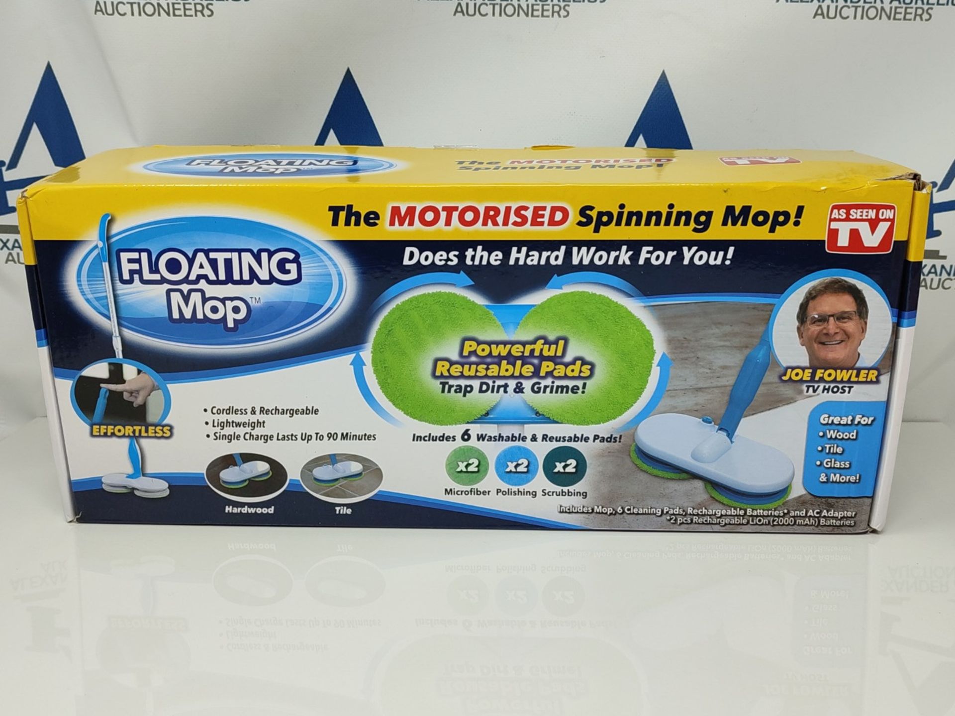 High Street TV Floating Mop - Motorised Cordless & Rechargeable - Spinning Mop - Inclu - Image 2 of 3