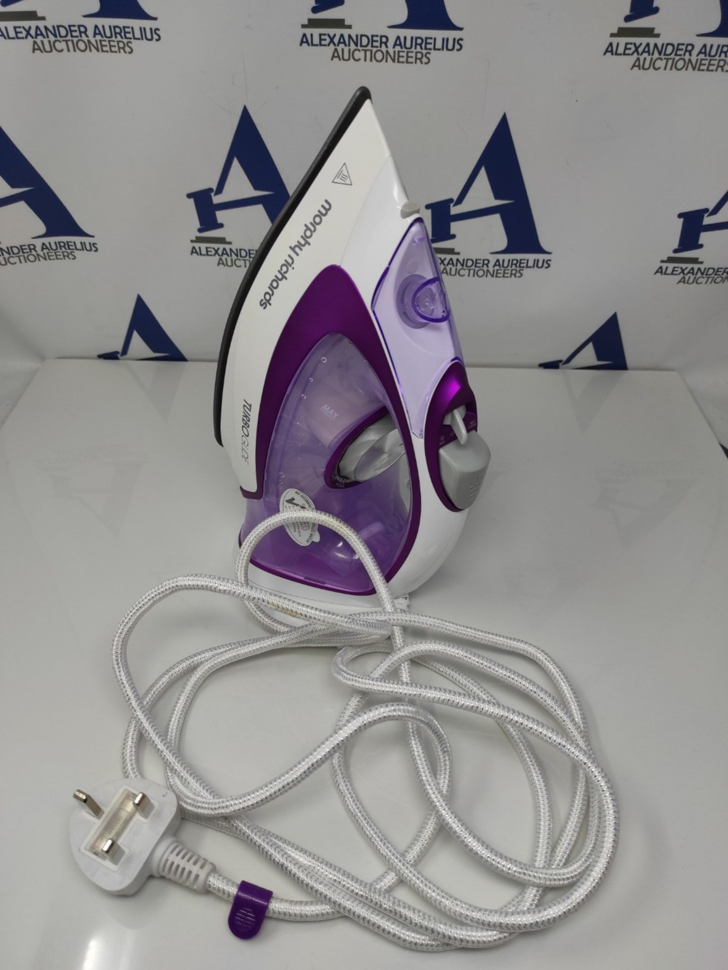 Morphy Richards 302000 Turbo Glide Steam Iron, 3 m Cable, 150 g Steam Shot, Auto Shut - Image 3 of 3