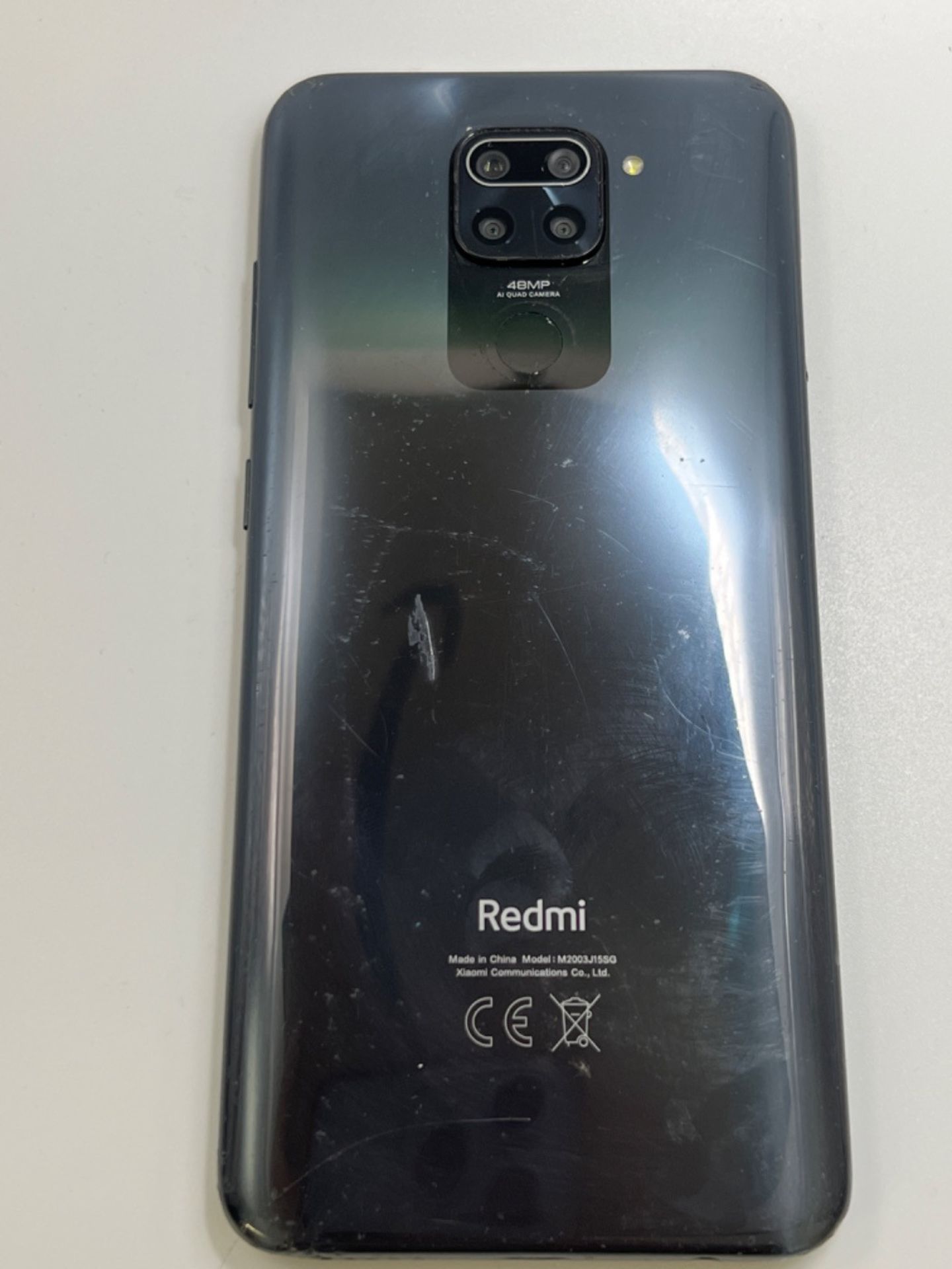 RRP £167.00 [CRACKED] Xiaomi Redmi Note 9 Midnight Grey - Image 3 of 3