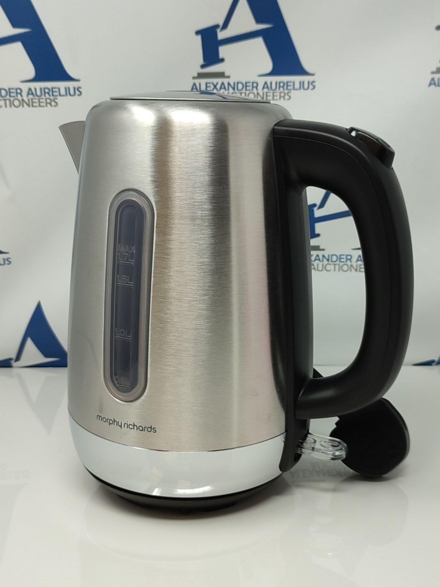 Morphy Richards 102786 Brushed Equip Stainless Steel Jug Kettle, 3000 W, 1.7 Litre, Br - Image 3 of 3