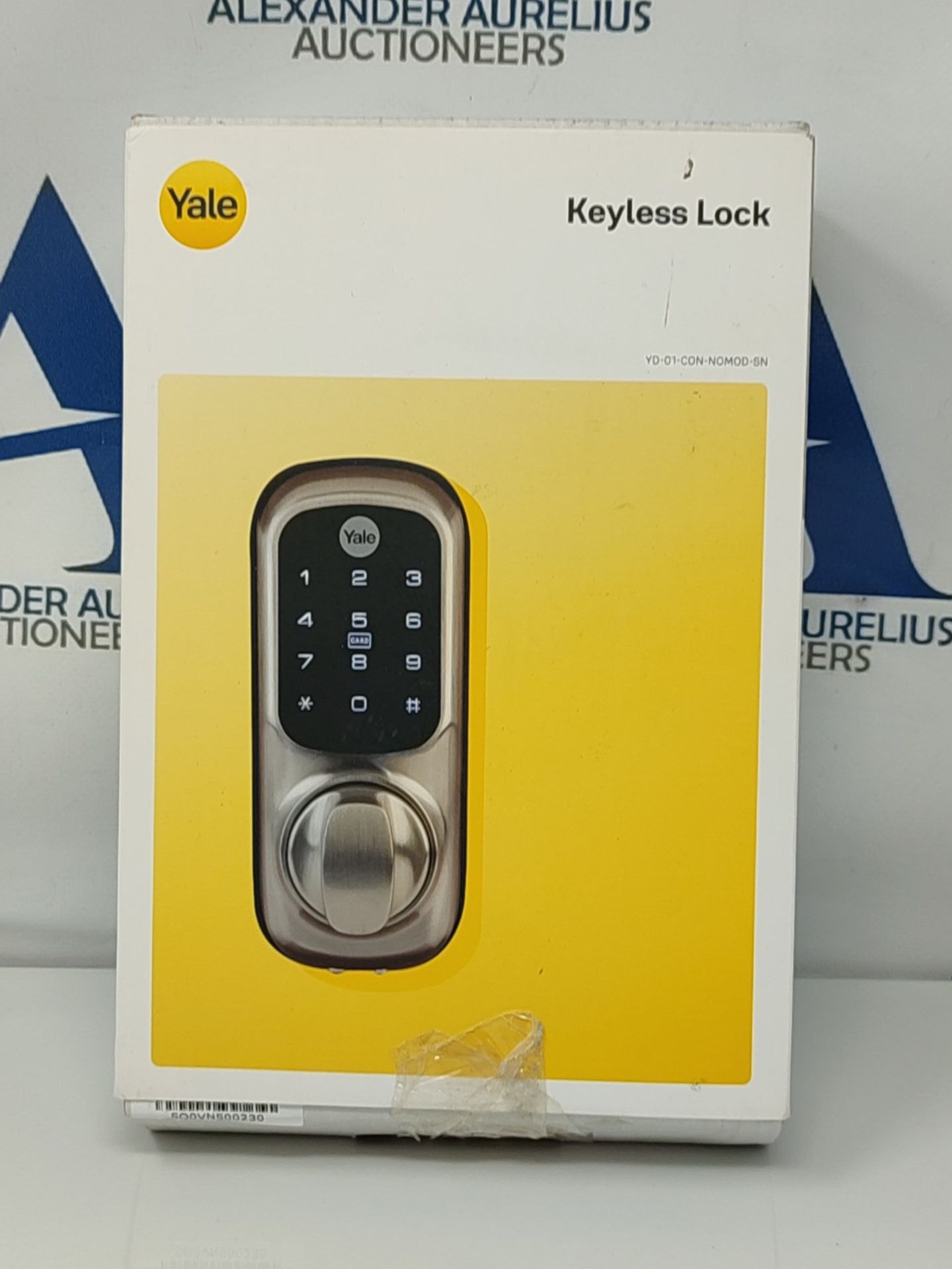 RRP £74.00 Yale Keyless Connected Door Lock - Satin Nickel - No Key Needed, Lock/Unlock with PIN - Image 2 of 3