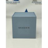 RRP £149.00 Skagen Mens Chronograph Quartz Watch with Leather Strap