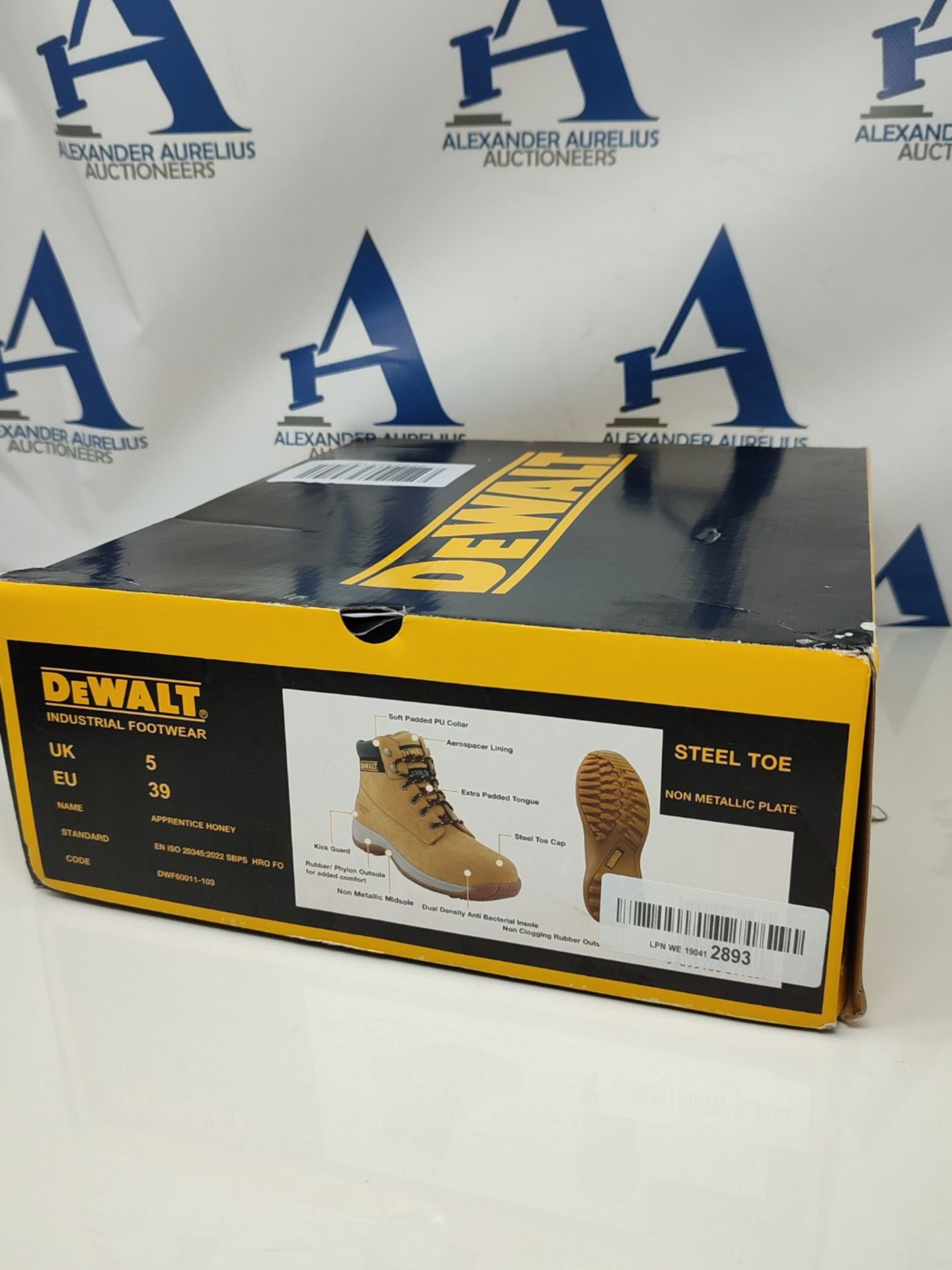 RRP £61.00 DeWalt Men's Apprentice DeWalt Safety Footwear, Wheat, 5 UK - Image 3 of 3
