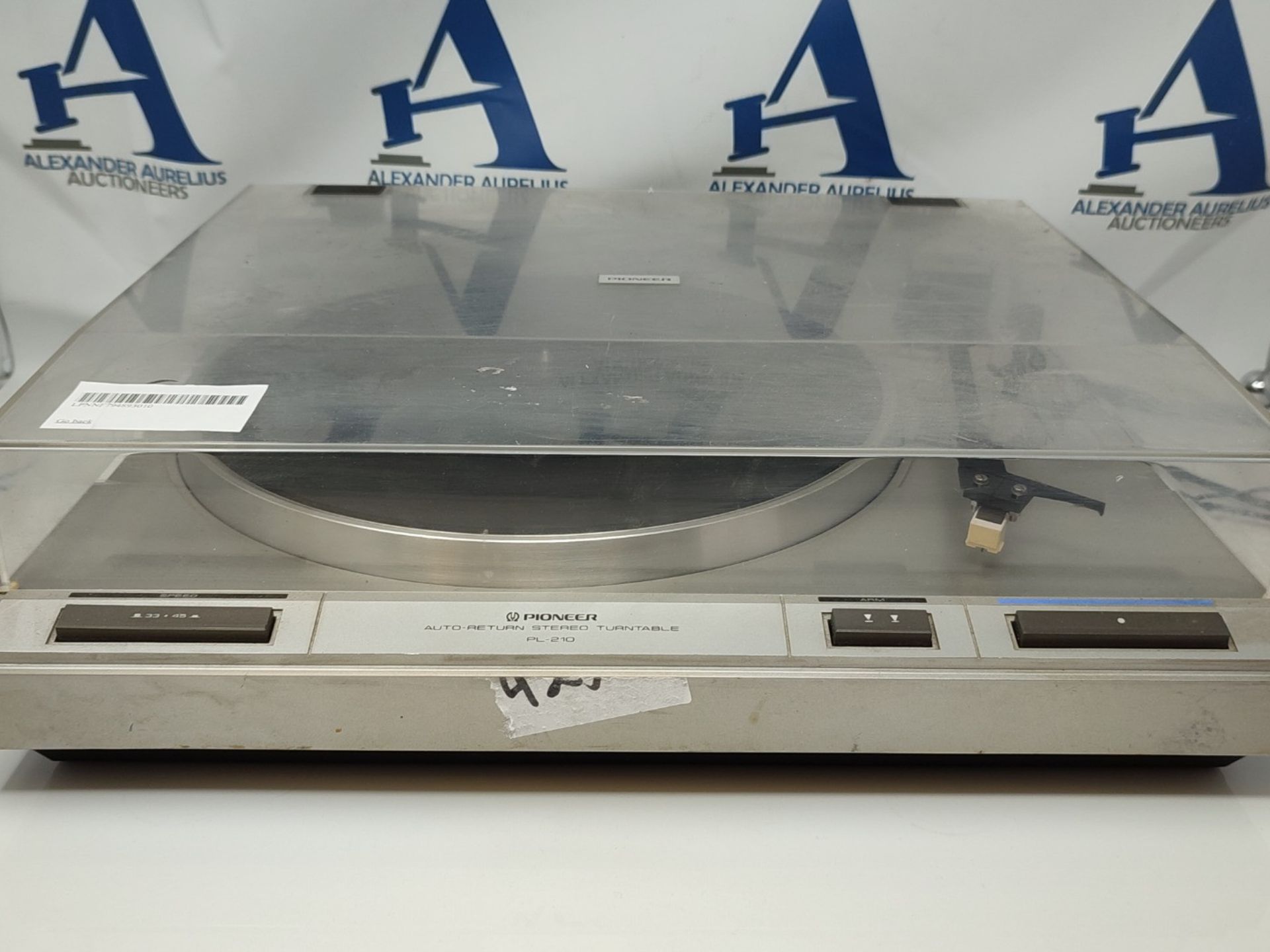 RRP £70.00 Pioneer PL-210 Direct Drive Turntable Vinyl Record Player Vintage - Image 2 of 2