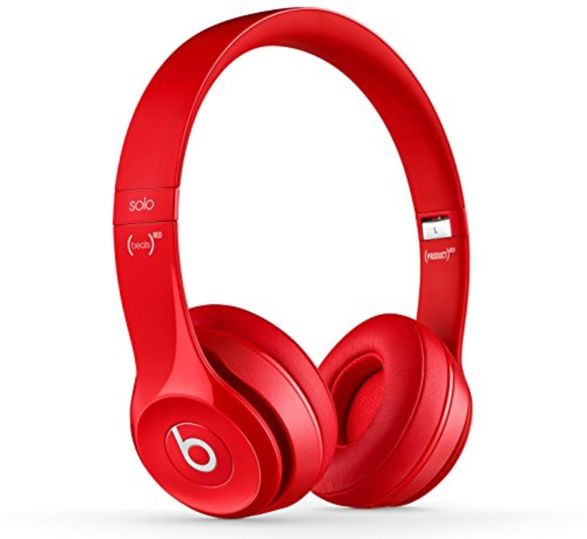 RRP £190.00 Beats Solo2 On-Ear Headphones - Red - Image 2 of 2