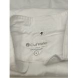 Chef Works BB052-M Women's Springfield Zip Chefs Jacket, Medium Size, Black/White