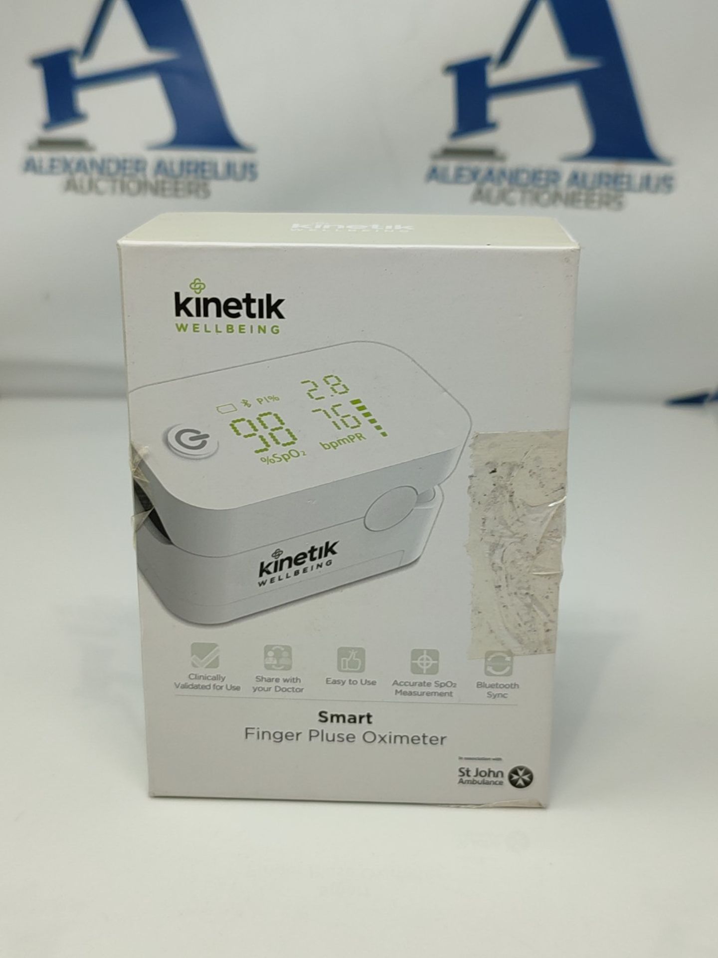 Kinetik Wellbeing Smart Finger Pulse Oximeter  In Association with St John Ambulanc - Image 2 of 3