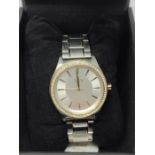 RRP £179.00 Armani Exchange Women's AX5446 Two Tone Silver and Gold Watch