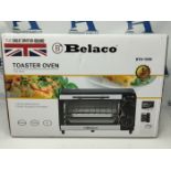 Belaco BTO-109N Mini 9L Toaster Oven Tabletop Cooking Baking Portable Oven 750w 60 min