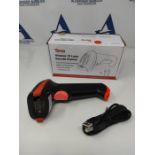 Tera Barcode Scanner Wireless with Battery Level Indicator Rechargeable 1D Laser Barco