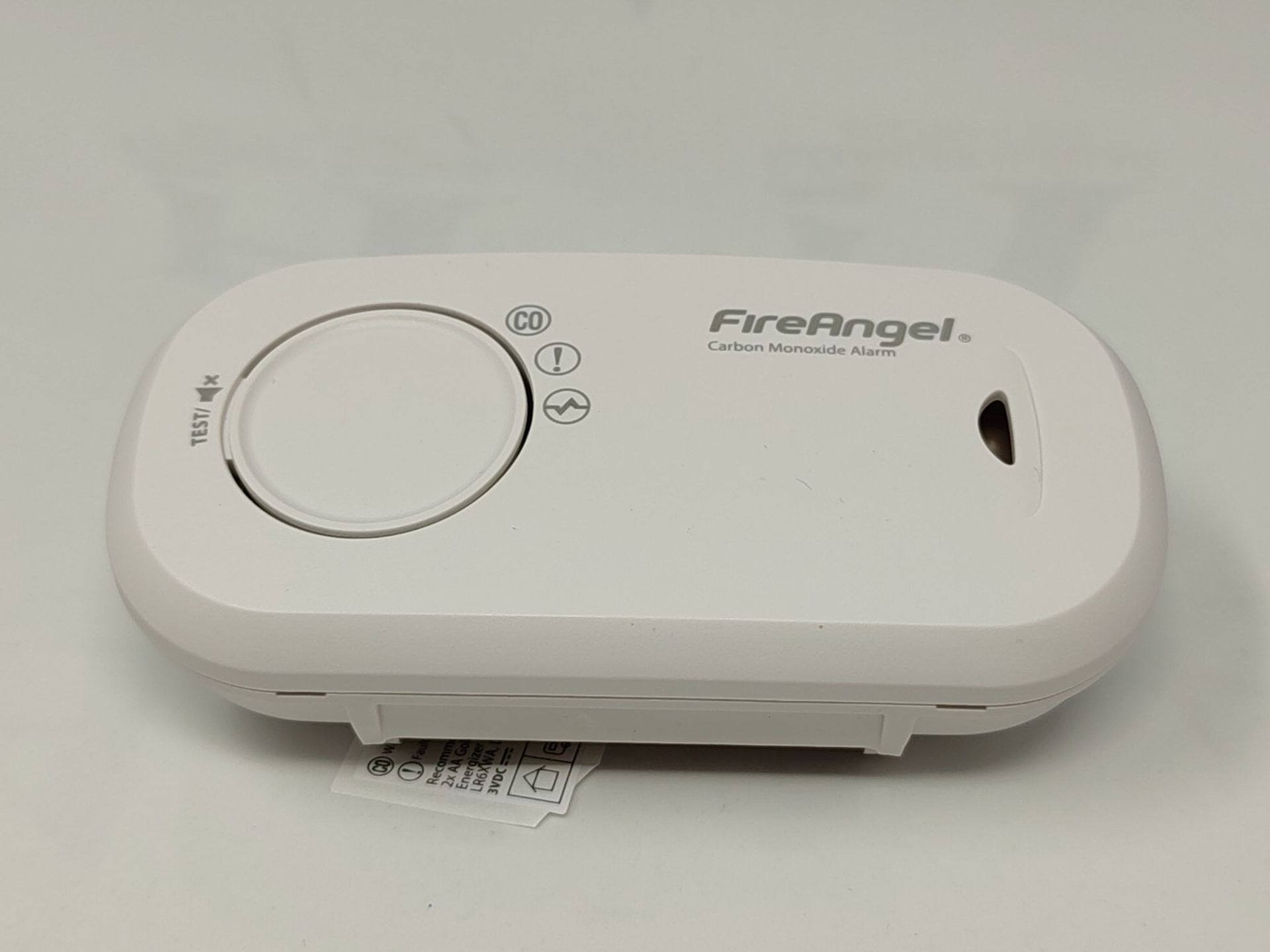 FireAngel FA3313 Carbon Monoxide Detector and Alarm with 1 Year Replaceable Batteries