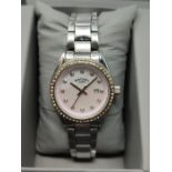 RRP £94.00 Rotary Ladies Silver Stainless Steel Watch