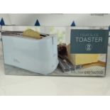 KitchenPerfected 4 Slice Long Slot Toaster - White - E2112WH