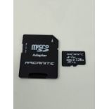ARCANITE 128 Go Carte Mémoire microSDXC avec adaptateur SD - A1, UHS-I U3, V30, 4K, C