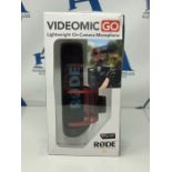 RRP £70.00 RØDE Auxiliary VideoMic GO Lightweight On-camera Shotgun Microphone for Filmmaking, C