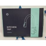FORIOUS Kitchen Sink Taps Mixer with Pull Out Spray, Swivel Single Handle High Arc Pul