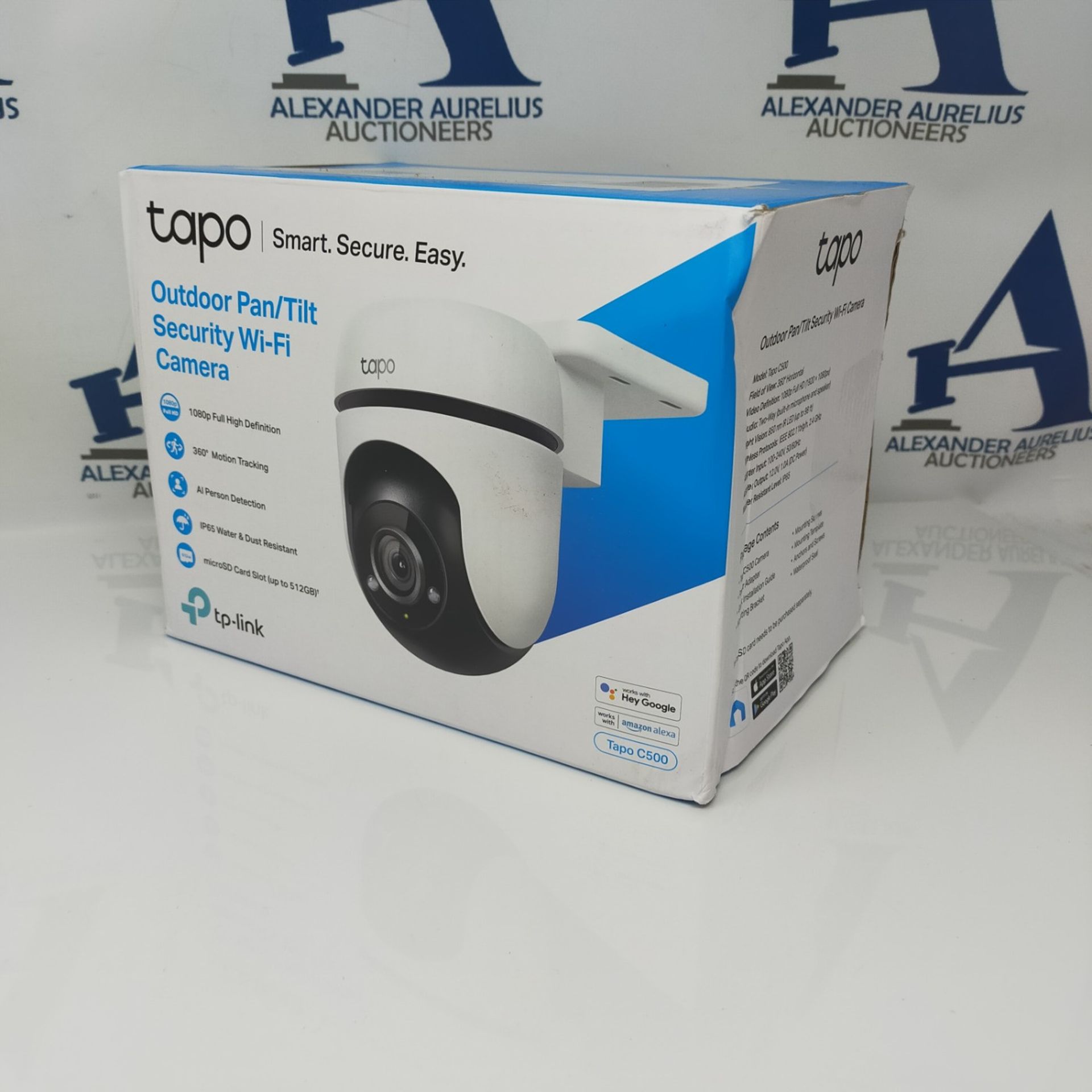 Tapo 1080p Full HD Outdoor Pan/Tilt Security Wi-Fi Camera, 360° Motion Detection, IP6 - Image 2 of 3